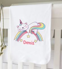 BK Kids Kişiye Özel 10 Parça Beyaz Hastane Çıkışı Battaniye ve Yastık Hediye Seti, Yeni Doğan Bebek Giyim Hediyesi-19