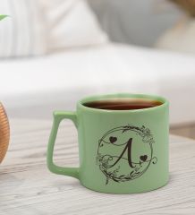 BK Gift Kişiye Özel Sevgili İsimli Pastel Yeşil Middle Kupa Bardak, Arkadaşa Hediye, Ev Hediyesi, Doğum Günü Hediyesi, Ofis Hediyesi-7