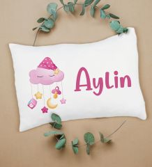 BK Kids Kişiye Özel İsimli Bebek Battaniye ve Yastık Hediye Seti, Yeni Doğan Bebek Hediyesi, Bebek Uyku Seti-7