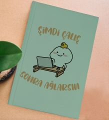 BK Gift Sert Kapaklı Su Yeşili Lastikli Defter , Arkadaşa Hediye, Yeni İş Hediyesi, Doğum Günü Hediyesi-10