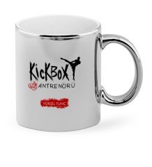 Kişiye Özel Mesleki Kick Box Antrenörü Krom Kupa Bardak - 2
