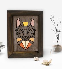 BK Gift Kurt Tasarımlı Dekoratif Doğal Masif Ahşap Çerçeve 15x20cm-2