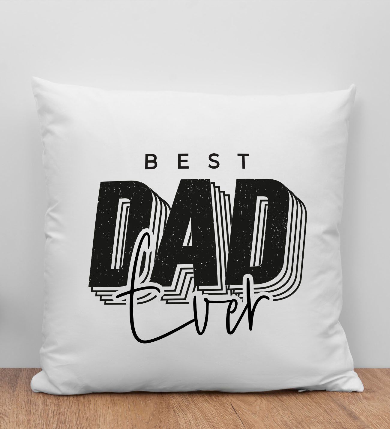 BK Gift Kişiye Özel İsimli Babalar Günü Tasarımlı Beyaz Kırlent Yastık-3, Babaya Hediye, Ev Dekorasyonu, Babalar Günü Hediyesi