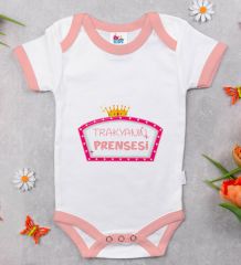 BK Kids Trakyanın Prensesi Tasarımlı Pembe Bebek Body Zıbın-1