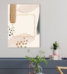 BK Gift Otel Odası Konseptli Kanvas Tablo 50x70cm-27