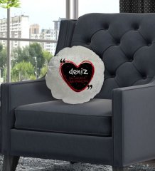 Kişiye Özel İsimli Anlamlı Dekoratif Kırlent Yastık-5
