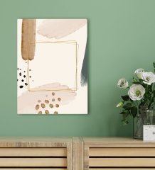 BK Gift Otel Odası Konseptli Kanvas Tablo 30x50cm-27