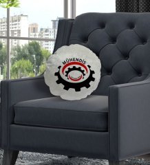 Kişiye Özel İsimli Mühendis Tasarımlı Dekoratif Kırlent Yastık-3