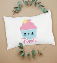 BK Kids Kişiye Özel İsimli Bebek Battaniye ve Yastık Hediye Seti, Yeni Doğan Bebek Hediyesi, Bebek Uyku Seti-2