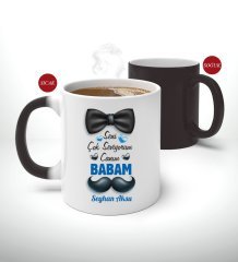 Kişiye Özel Canım Babam Tasarımlı Sihirli Kupa Bardak-1