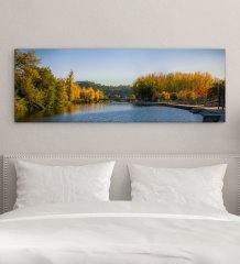 BK Gift Yatak Odası Konseptli Panorama Kanvas Tablo 100x35cm-3