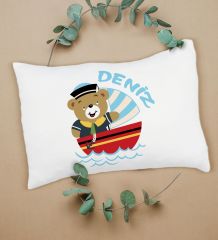 BK Kids Kişiye Özel İsimli Bebek Battaniye ve Yastık Hediye Seti, Yeni Doğan Bebek Hediyesi, Bebek Uyku Seti-1