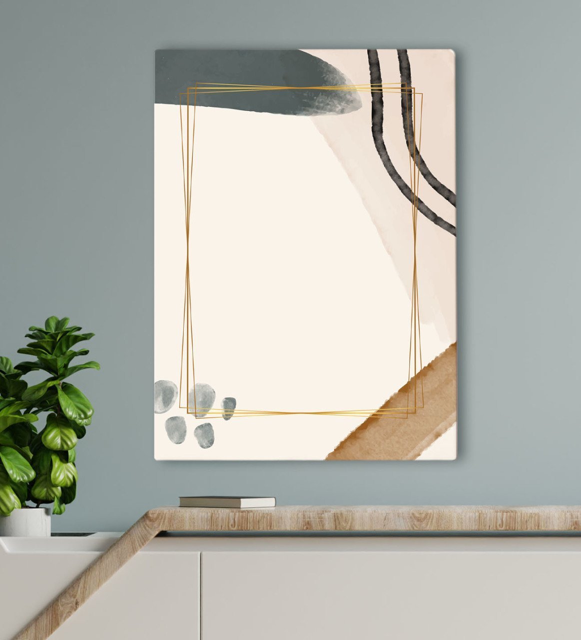 BK Gift Otel Odası Konseptli Kanvas Tablo 70x100cm-25