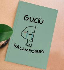 BK Gift Sert Kapaklı Su Yeşili Lastikli Defter , Arkadaşa Hediye, Yeni İş Hediyesi, Doğum Günü Hediyesi-2