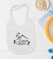 BK Kids Evimizin Neşesi Tasarımlı Bebek Mama Önlüğü - Model 1
