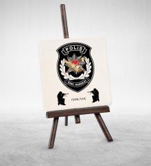 Kişiye Özel Mesleki Polis Özel Harekat Şovaleli Doğal Taş