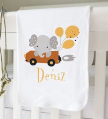 BK Kids Kişiye Özel 10 Parça Beyaz Hastane Çıkışı Battaniye ve Yastık Hediye Seti, Yeni Doğan Bebek Giyim Hediyesi-6