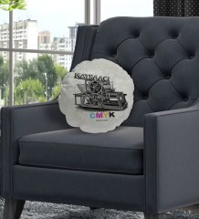 Kişiye Özel İsimli Matbaacı Tasarımlı Dekoratif Kırlent Yastık-1