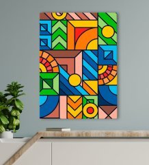 BK Gift Otel Odası Konseptli Kanvas Tablo 70x100cm-23