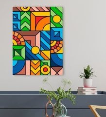 BK Gift Otel Odası Konseptli Kanvas Tablo 50x70cm-23