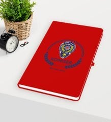 Kişiye Özel Komiser Temalı Kırmızı Defter - 2