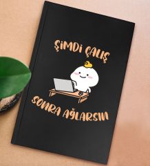BK Gift Sert Kapaklı Siyah Lastikli Defter , Arkadaşa Hediye, Yeni İş Hediyesi, Doğum Günü Hediyesi-10