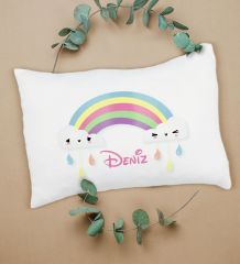 BK Kids Kişiye Özel 10 Parça Beyaz Hastane Çıkışı Battaniye ve Yastık Hediye Seti, Yeni Doğan Bebek Giyim Hediyesi-2