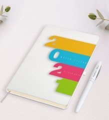 Kişiye Özel 2023 Mutlu Yıllar Beyaz Defter ve Kalem Hediye Seti-12