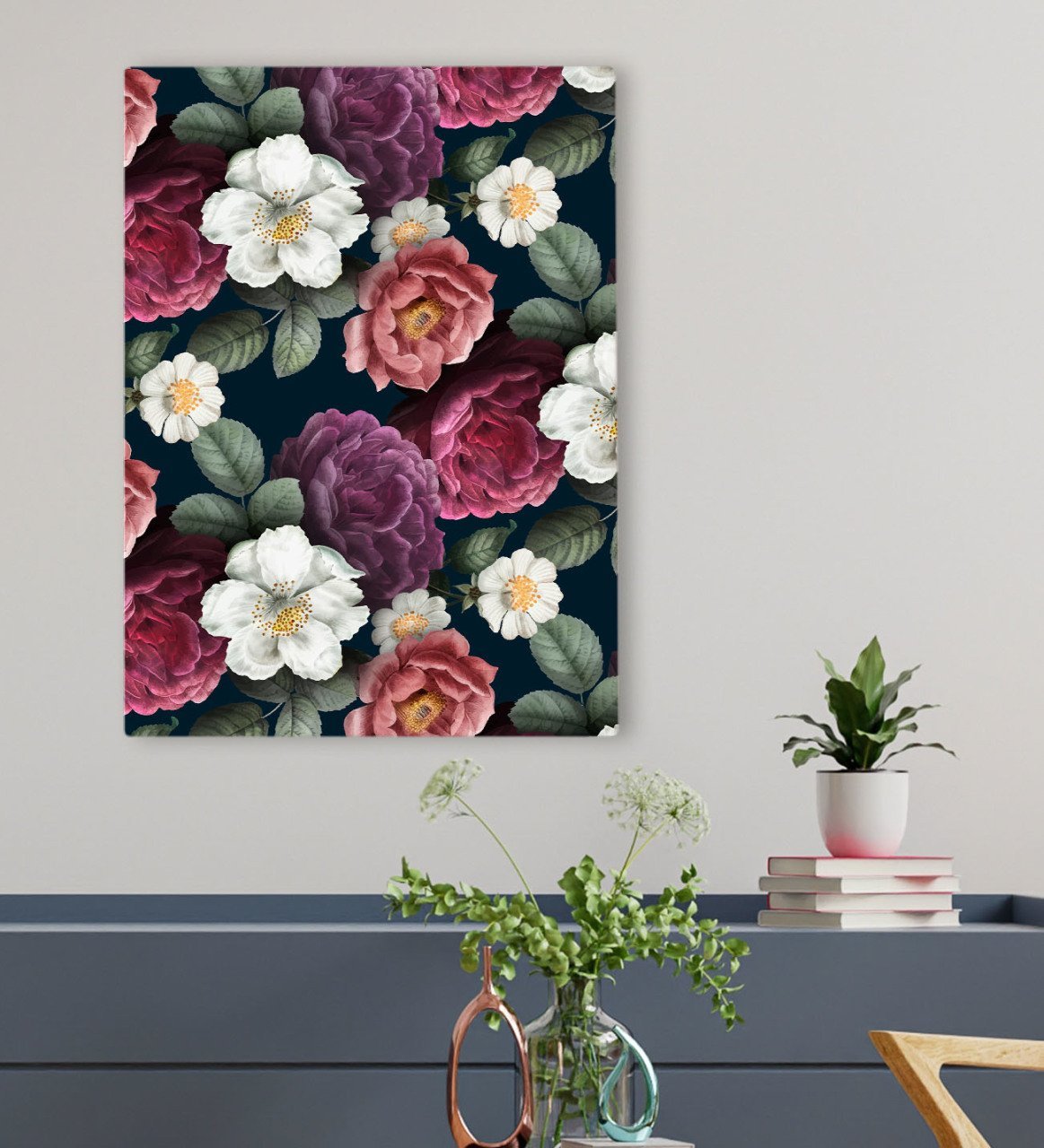 BK Gift Otel Odası Konseptli Kanvas Tablo 50x70cm-22