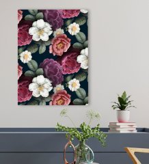 BK Gift Otel Odası Konseptli Kanvas Tablo 50x70cm-22