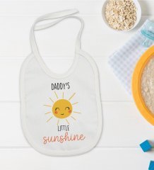 BK Kids Daddy's Little Sunshine Tasarımlı Bebek Mama Önlüğü - Model 1