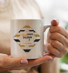 BK Gift Kişiye Özel İsimli Defter Kalem Kupa ve Mini Kovada Kokulu Mum Hediye Seti-12, Arkadaşa Hediye, Sevgiliye Hediye, Yeni İş Hediyesi