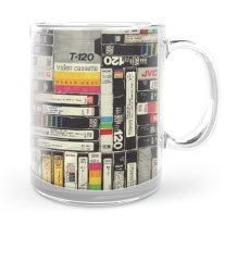 Kişiye Özel Retro VHS Tasarımlı Cam Kupa Bardak - 1