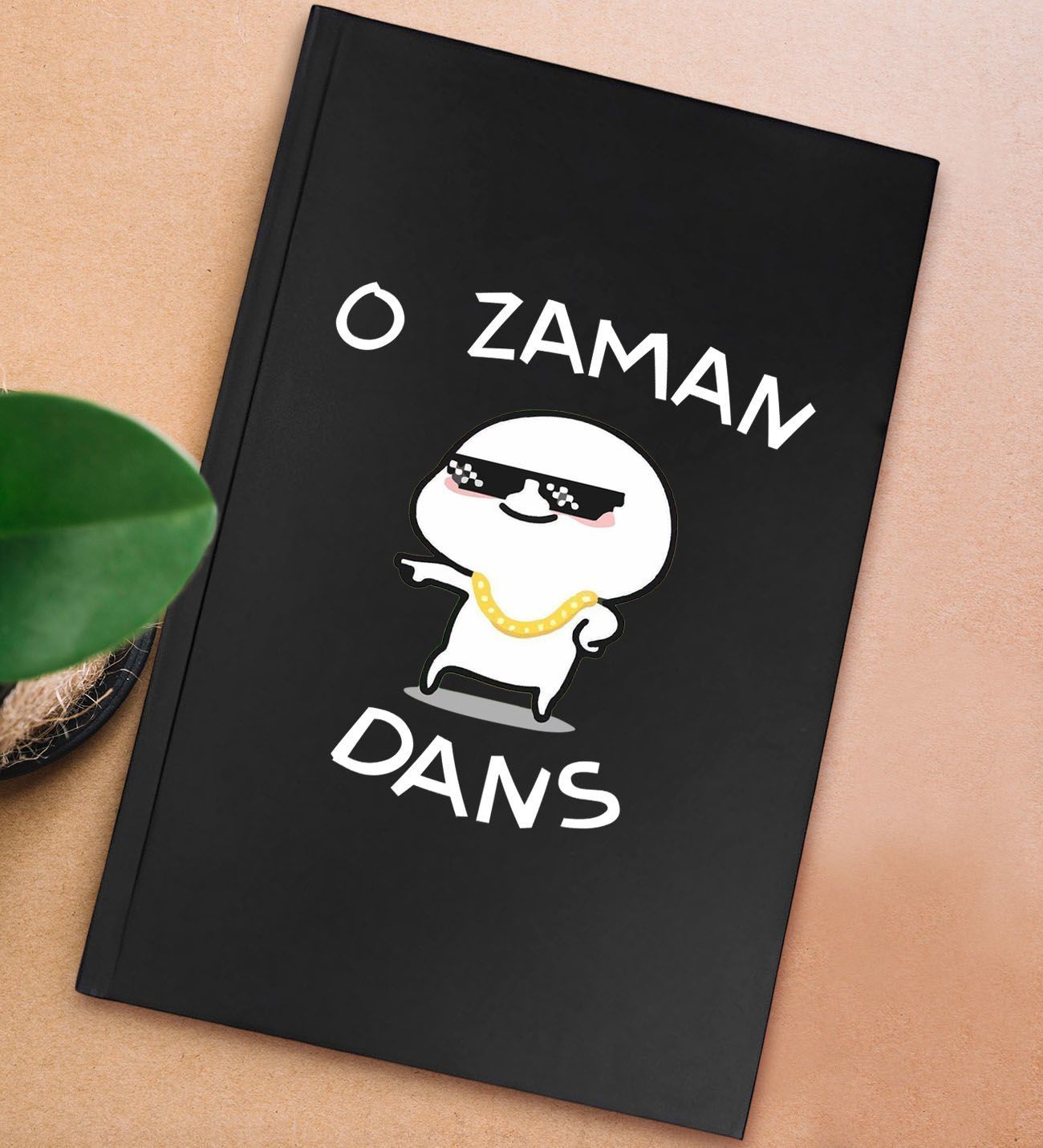 BK Gift Sert Kapaklı Siyah Lastikli Defter , Arkadaşa Hediye, Yeni İş Hediyesi, Doğum Günü Hediyesi-3