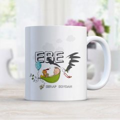 Kişiye Özel Mesleki Ebe Beyaz Kupa Bardak - 2