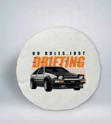 BK Gift Drifting Tasarımlı Yuvarlak Araç Koltuk Yastığı-1