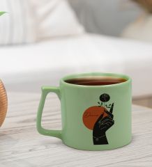 BK Gift Kişiye Özel İsimli Pastel Yeşil Middle Kupa Bardak, Arkadaşa Hediye, Ev Hediyesi, Doğum Günü Hediyesi, Ofis Hediyesi-3