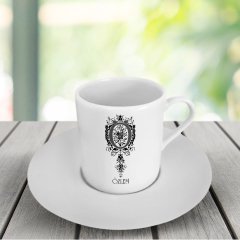 Kişiye Özel Ö Harfli Türk Kahvesi Fincanı (Model 1)