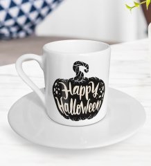 BK Gift Happy Halloween Tasarımlı Türk Kahvesi Fincanı-9