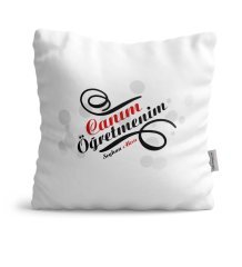 Kişiye Özel Canım Öğretmenim Dekoratif Yastık - 2