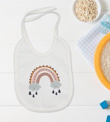 BK Kids Boho Tasarımlı Bebek Mama Önlüğü - Model 1