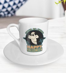 BK Gift Happy Halloween Tasarımlı Türk Kahvesi Fincanı-7