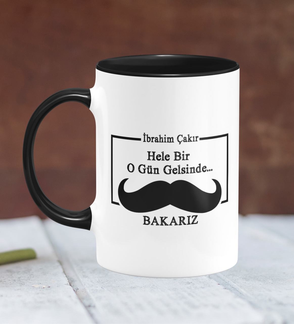 Kişiye Özel Babalar Günü Temalı Siyah Kupa Bardak 31-303S