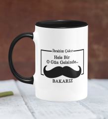 Kişiye Özel Babalar Günü Temalı Siyah Kupa Bardak 31-303S