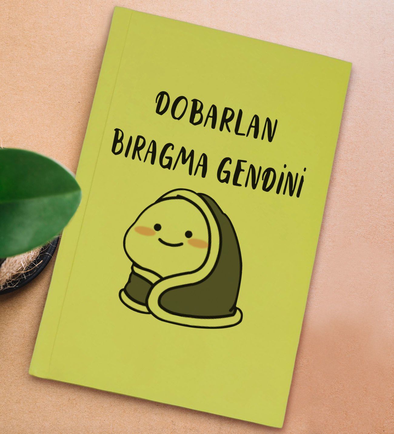 BK Gift Sert Kapaklı Sarı Lastikli Defter , Arkadaşa Hediye, Yeni İş Hediyesi, Doğum Günü Hediyesi-9