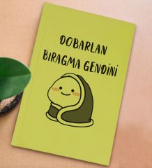 BK Gift Sert Kapaklı Sarı Lastikli Defter , Arkadaşa Hediye, Yeni İş Hediyesi, Doğum Günü Hediyesi-9