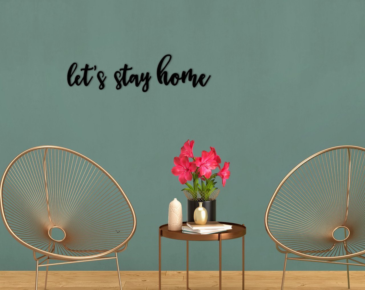 BK Home Let's Stay Home Duvar Yazısı-1