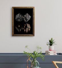 BK Gift Otel Odası Konseptli Doğal Masif Ahşap Çerçeveli Tablo 30x40cm-9