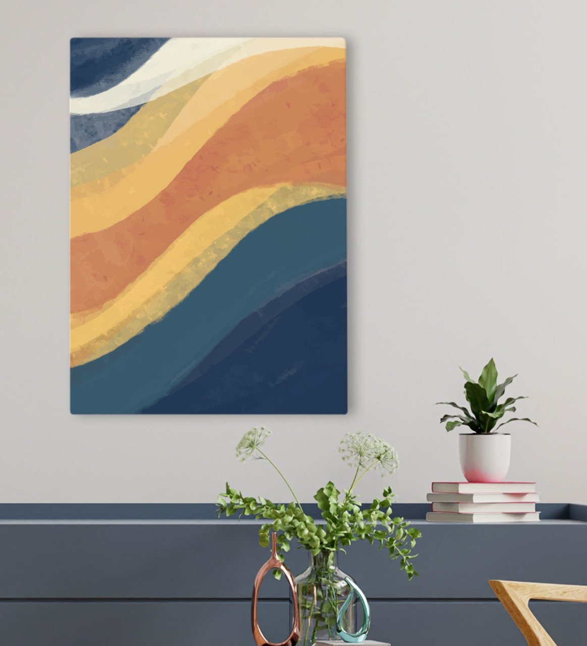 BK Gift Otel Odası Konseptli Kanvas Tablo 50x70cm-16