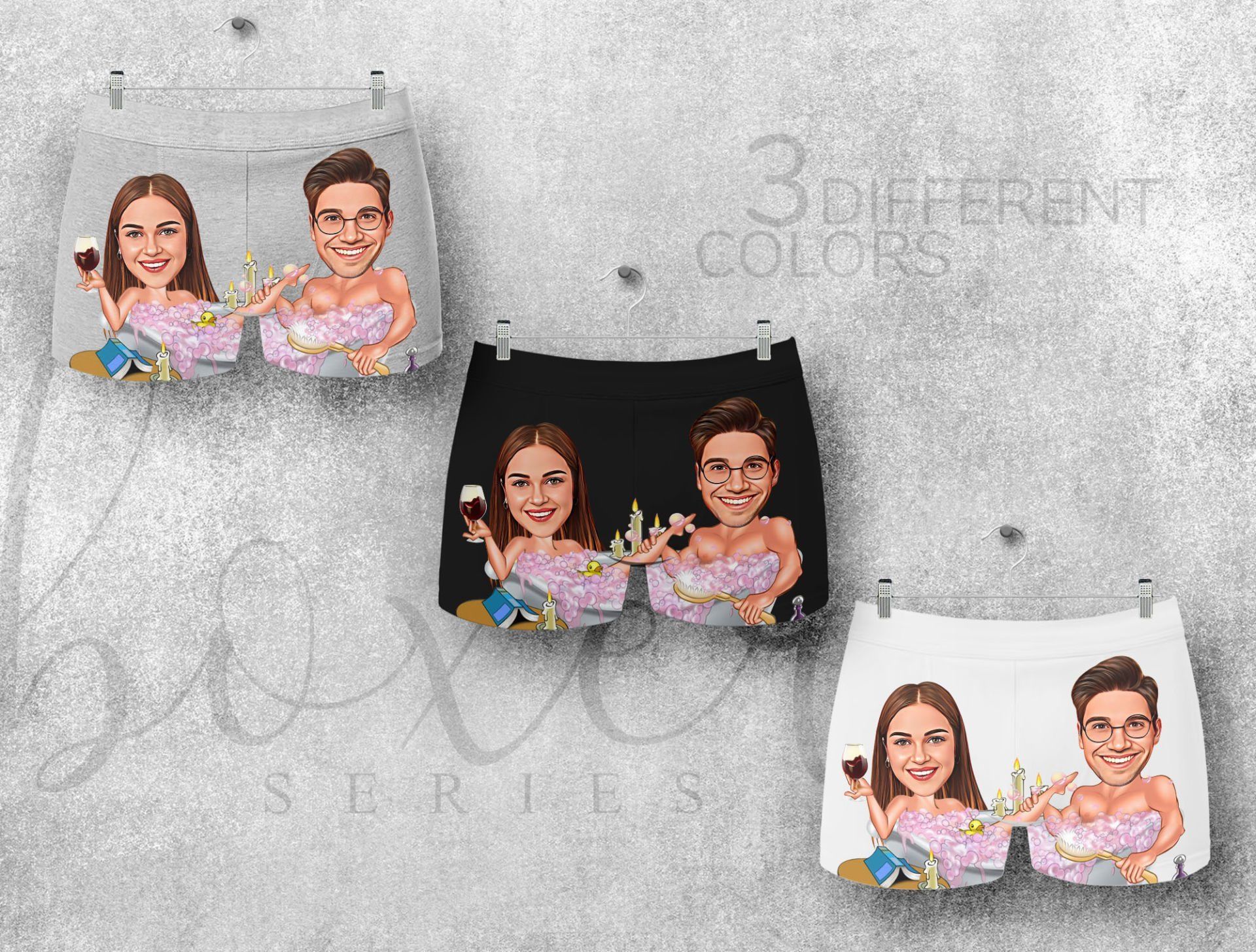 BK Gift Kişiye Özel 3 Adet Karikatürlü Eğlenceli Erkek Boxer Seti, Yıl Dönümü/ Doğum Günü / Sevgililer Günü Hediyeleri, Ona Özel Hediye, Esprili Hediye-16